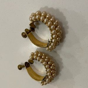 Vintage screw-on earrings